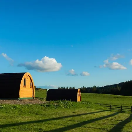 Деревянный коттедж Glamping